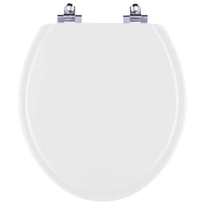 Tampa De Vaso Sanitario Com Amortecedor Convencional Oval Branco Para Bacia Logasa