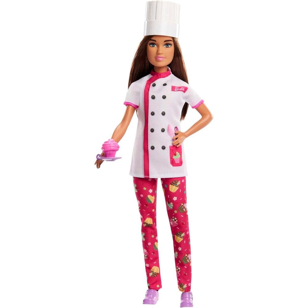 Toy Barbie Doll Pastry Chef