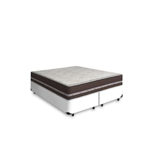 Cama Box Queen + Colchão De Molas - Anjos - Classic Superlastic - 158X198X55cm