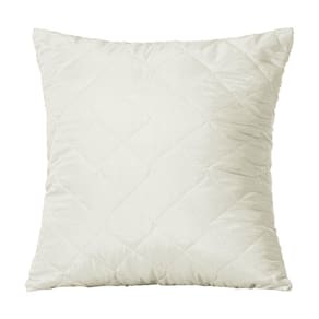 Capa De Almofada 45cm X 45cm 1 Peça Matelada 100% Poliéster Cor:palha