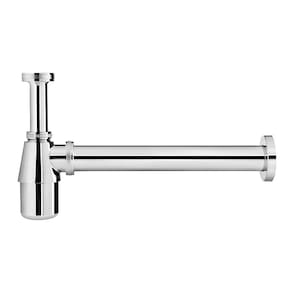Sifão para tanque 1.1/4" x 1.1/2" cromado Docol
