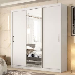 Guarda-Roupa Residence 3 Portas Branco - Demóbile