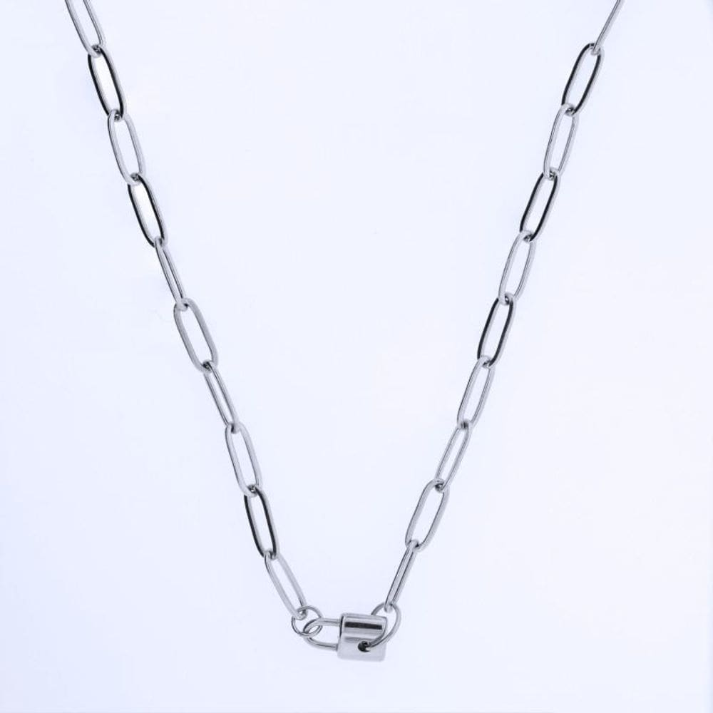 Colar de Aço Autêntico 41 a 46cm