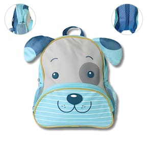 Mochila Escolar Infantil Alça Ajustavel Cachorro Acolchoada Leve Resistente Espaçosa Bolsos Laterais Clio Cachorrinho