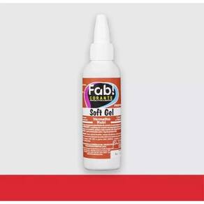 Corante Liquido em Gel Comestível Concentrado Soft Gel Fab 60g Vermelho Rubi