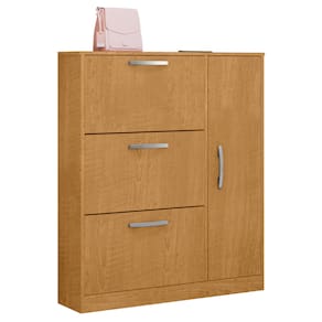 Sapateira com 4 Portas e 1 Prateleira Niterói Naturalle