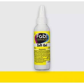 Corante Liquido em Gel Comestível Concentrado Soft Gel Fab 60g Amarelo