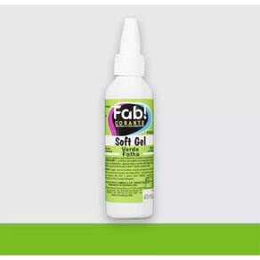 Corante Liquido em Gel Comestível Concentrado Soft Gel Fab 60g Verde Folha