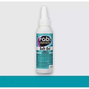 Corante Liquido em Gel Comestível Concentrado Soft Gel Fab 60g Azul Tiffany