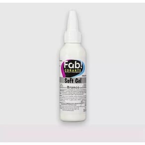 Corante Liquido em Gel Comestível Concentrado Soft Gel Fab 60g Branco