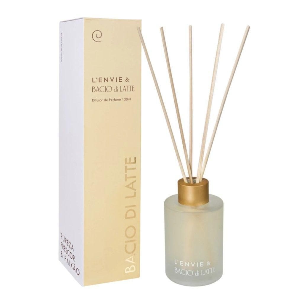 Difusor De Perfume Ambientes Bacio Di Latte 130ml Lenvie