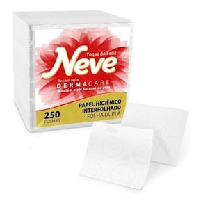 Papel Higiênico Interfolha Neve Folha Dupla Com 12000