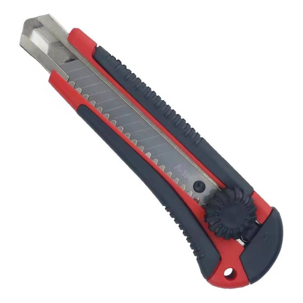 Estilete Emborrachado Profissional 18mm C/ Trava Automática