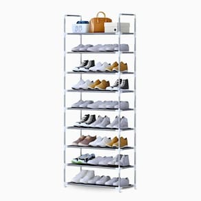 Sapateira Vertical Com 9 Prateleiras Organizador Para Até 27 Pares de Sapatos