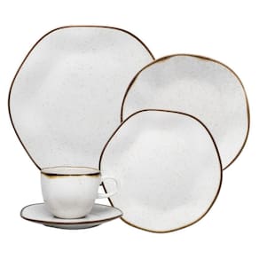 Jogo de Jantar 20 Peças Porcelana Chá Ryo Maresia Oxford