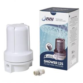 Filtro Bbi Anticloro Para Chuveiro Ducha Shower Branco Carvão + 4 Refis