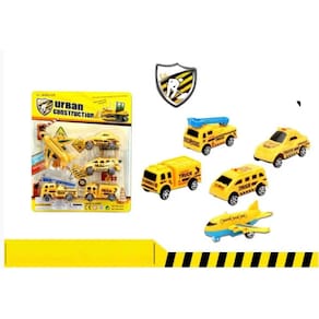 Kit de Carrinhos Urban Construction Aventura p/ os Pequenos