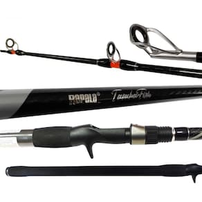 Vara Carretilha Pesca Pesada Rapala TambaFish 2,10m 20-50 Lbs 2 Partes