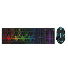 Kit Teclado Mouse Gamer Hoopson Tpc-096kp, Rgb, Usb, Preto