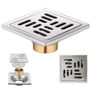 Ralo 10x10 Inox Anti Odor Anti Inseto Banheiro Lavabo Casa Cozinha Lavanderia Jardim Quintal Higienico Resistente Seguro