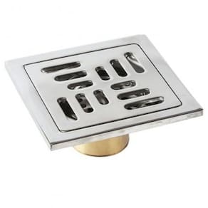 Ralo 10x10 Inox Anti Inseto Anti Odor Banheiro Lavabo Casa Cozinha Lavanderia Higienico Rapido Escoamento Resistente Seguro