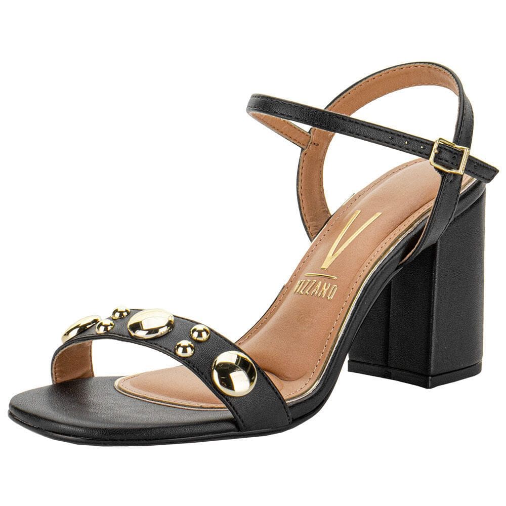 Sandália Feminina Salto Grosso Vizzano 6409216