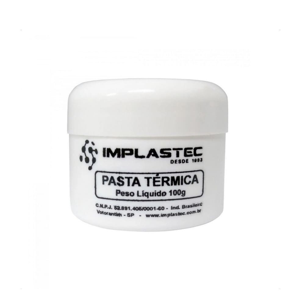 Pasta Térmica, 100g, Branco - Implastec