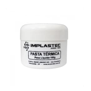 Pasta Térmica, 100g, Branco - Implastec