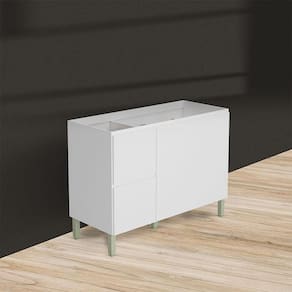Balcão para Pia Ambiente Art 120cm Branco Ártico – Kits Paraná