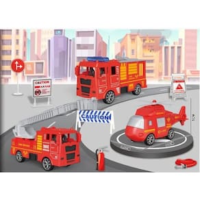 City Fire Truck – Caminhões de Bombeiro com Partes Móveis!