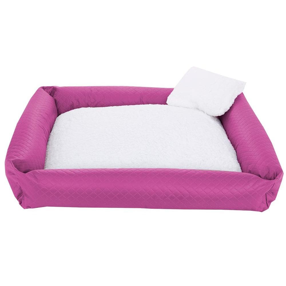 Cama Para Pet Cães E Gatos Sherpa Porte Grande Pink [F101]