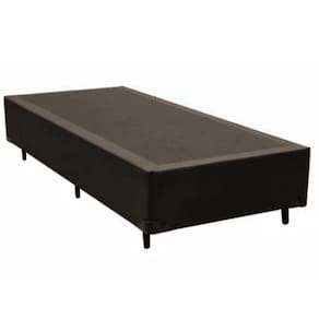 Base Cama Box Solteirão Corino Linhão Café 37X108X188 AN