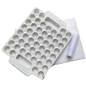 Placa Porcionadora de Doces Brigadeiro Beijinho 13g 50 Furos Caparroz