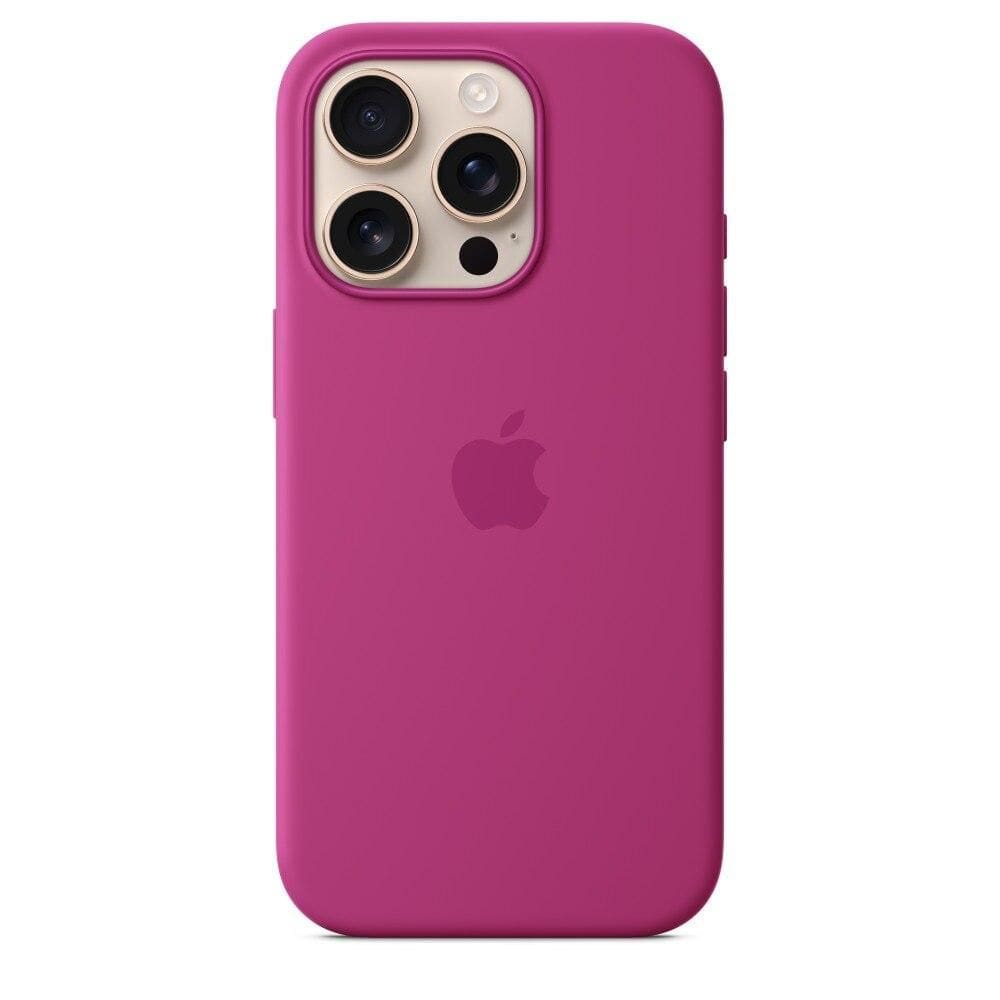 Capa com MagSafe iPhone 16 Pro, Apple, Silicone Fúcsia