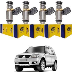 4 Bicos Injetores Pajero Tr4 2.0 2003 a 2012 IWP030 Magneti
