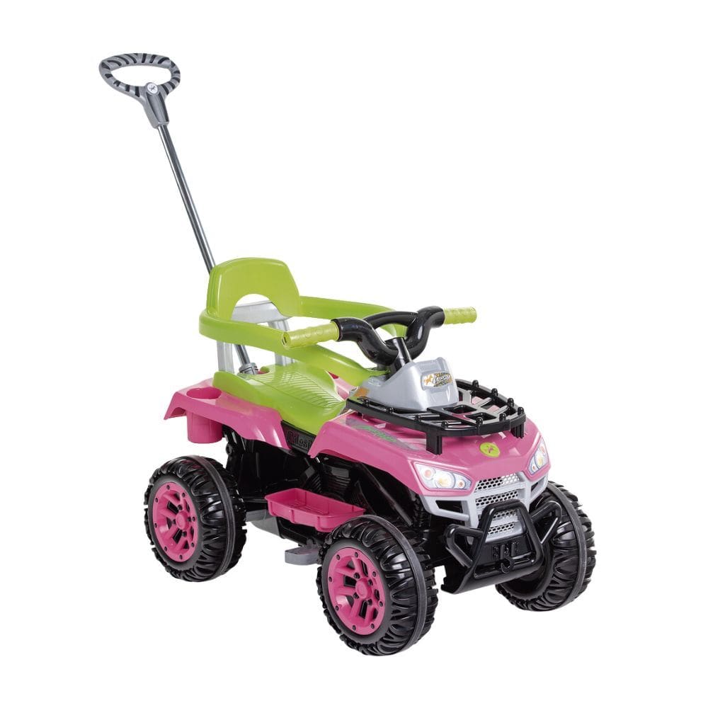 Carrinho De Passeio E Pedal Infantil Cross Up Rosa - Calesita