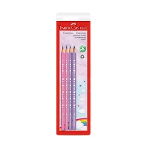 Lapis Faber Castell Grafite Preto Unicornio 4X1