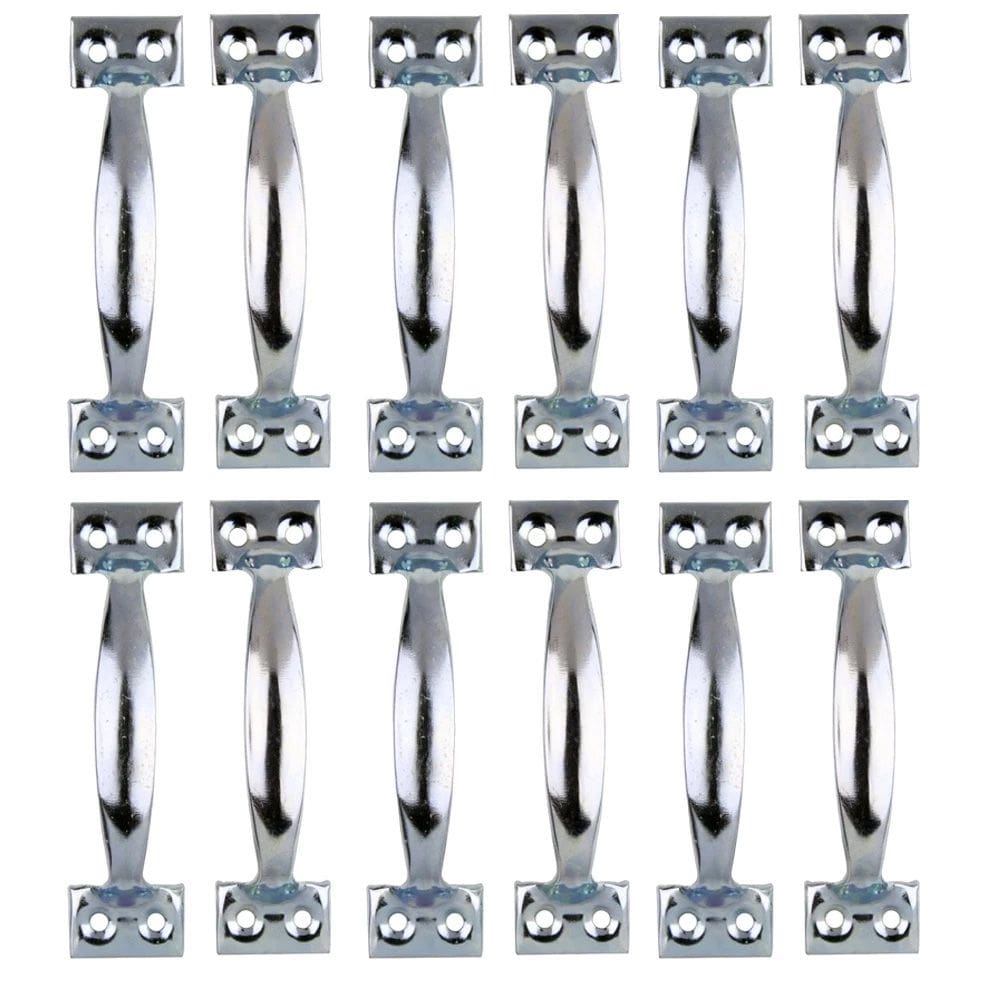 Kit 12 Puxadores de Alumínio Armarios Portas 4 Polegadas Moderno e Resistente - Starfer