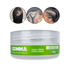 Gel Modelador Transparente Definição Cabelos Penteado Antifrizz Maçã Verde 150g, Yelsew