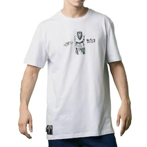 Camiseta Lost Crazy Joker SM25 Masculina Branco