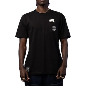 Camiseta Lost Joker Cards Bolso SM25 Masculina Preto