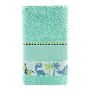 Toalha Avulsa Fantasy Infantil 100% Algodão - 1,15m X 75cm - Dinossauro - Verde