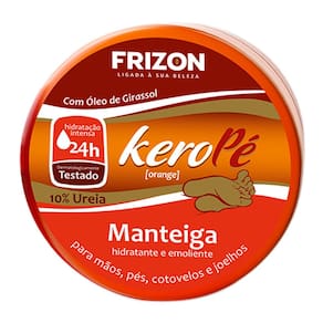 Manteiga Hidratante e Emoliente Kero Pé Orange Mãos, Pés e Joelhos 70g