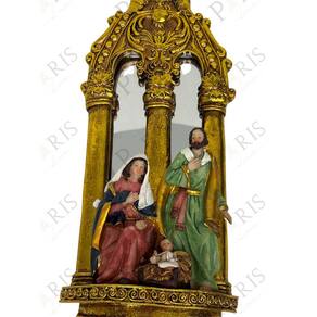 Peça Decorativa Sagrada Familia Presépio 45cm 14670-PL