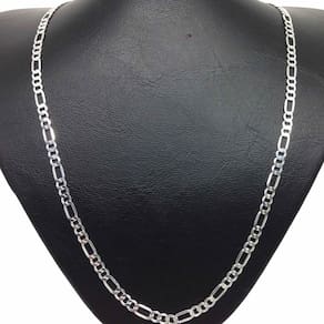 Corrente Cordão Prata 925 Maciça 3x1 4.5mm - 60cm