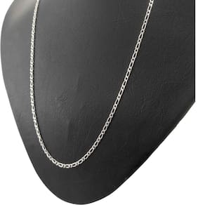 Corrente Cordão Prata 925 Maciça 1x1 2MM - 70CM