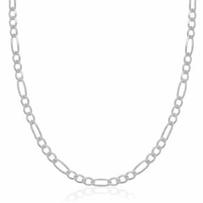 Corrente Cordão Prata 925 Maciça 3x1 3MM - 70CM