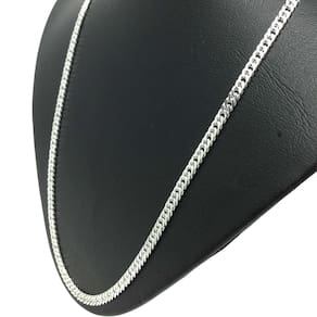 Corrente Cordão Prata 925 Maciça Grumet Dupla 5mm - 70cm