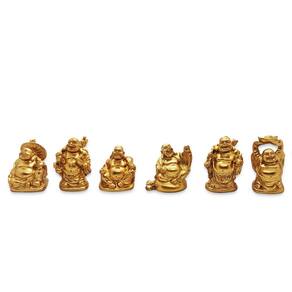 Kit Mini Budas Da Sorte Alegria e Prosperidade Enfeite 4 cm