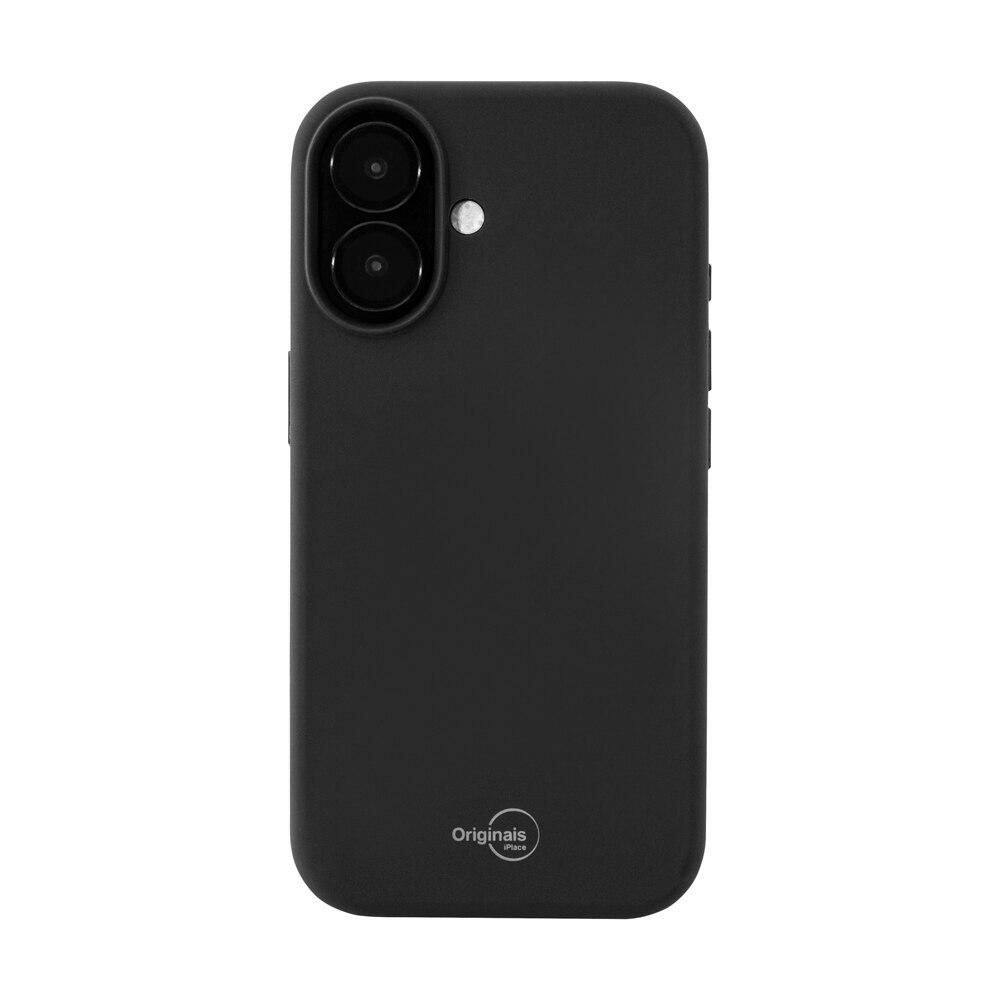 Capa iPhone 16 Plus, Originais iPlace, Silicone Essential, Preto